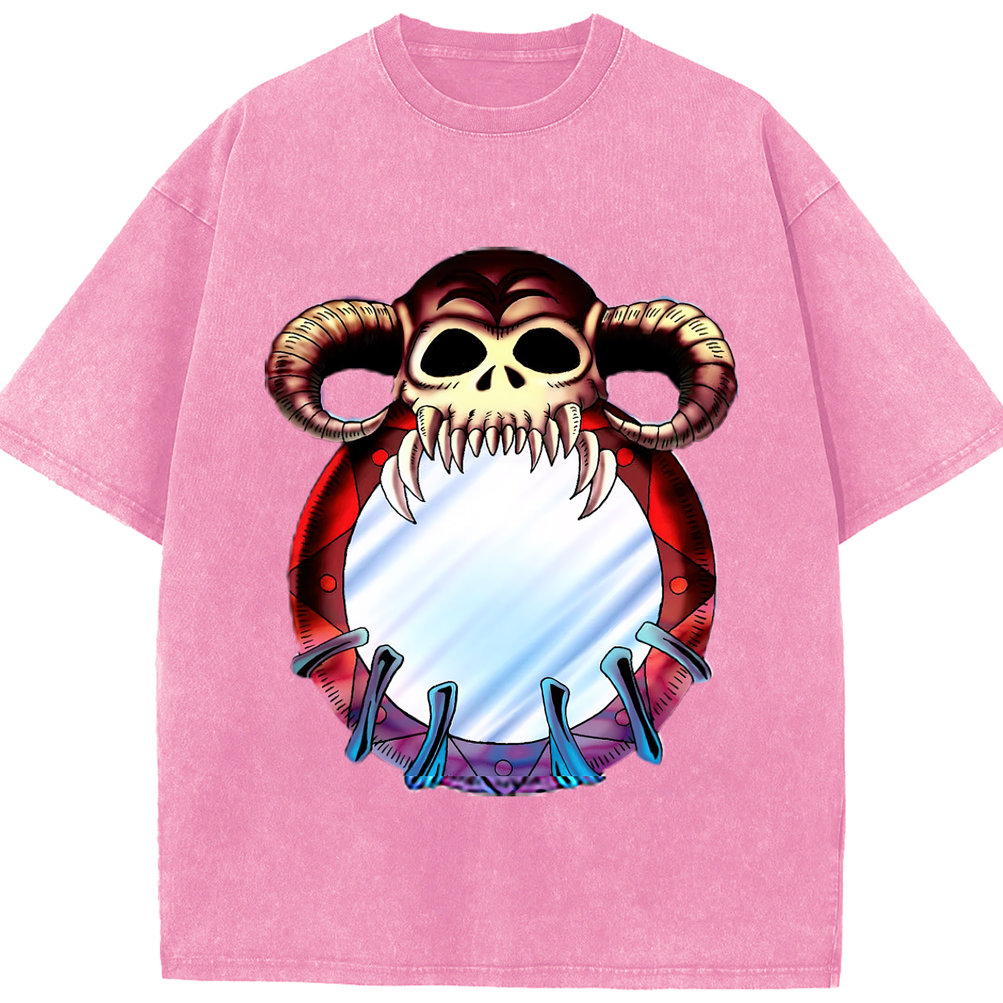 （画像用） 遊☆戯☆王 Yu-Gi-Oh! 綿100% ヴィンテージ風 半袖Tシャツ（フロントプリント）